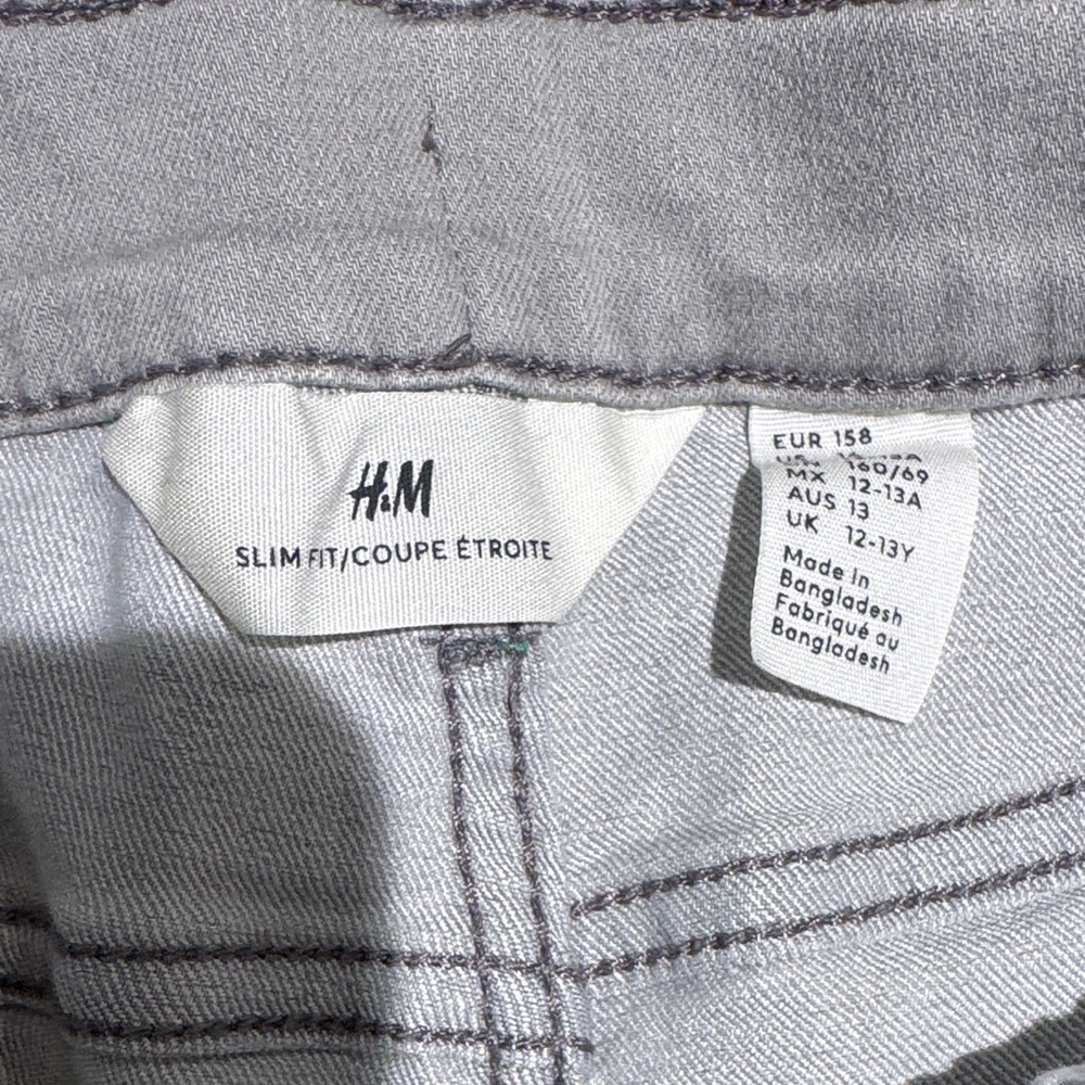 H&M Slim Fit Light Gray Pants - Picture 2 of 3